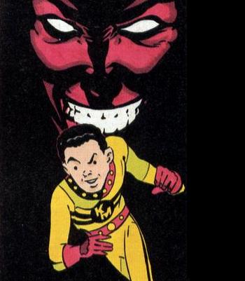 Kid Marvelman... becomes THE BATES!