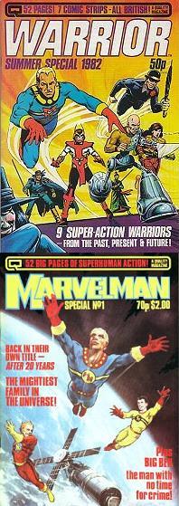 Warrior Comics featured Marvelman and more!